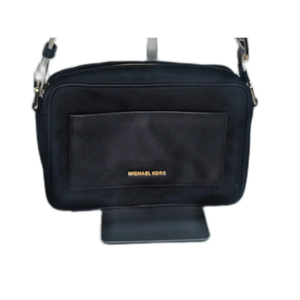 Michael Kors Jet Set Large Nylon Gabardine Crossbody Bag - Black - NWOT